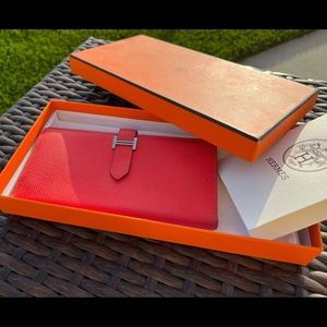Hermes bearn soufflet veau epsom T5 color wallet